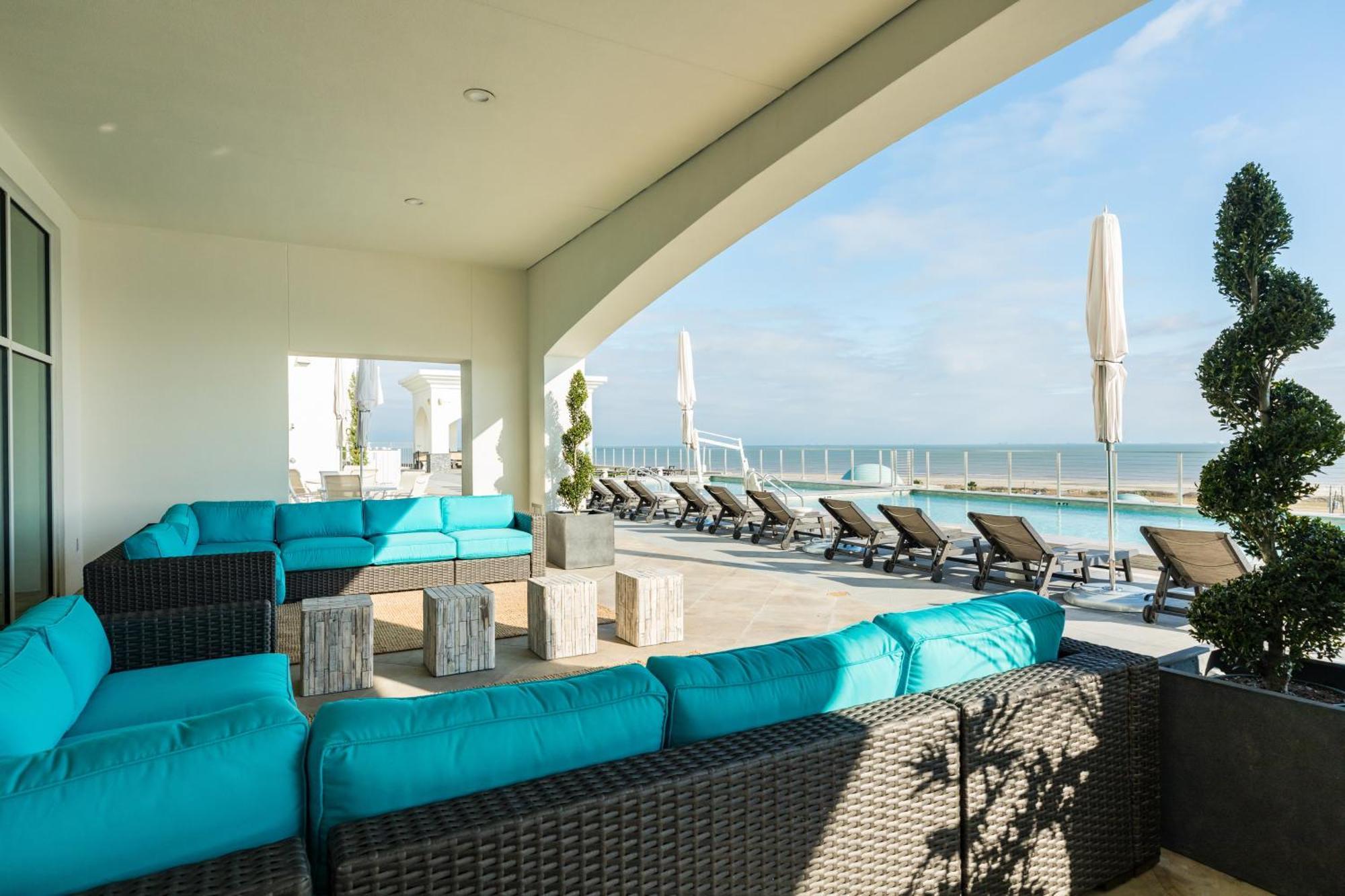 Emerald By The Sea Retreat 갤버스턴 객실 사진